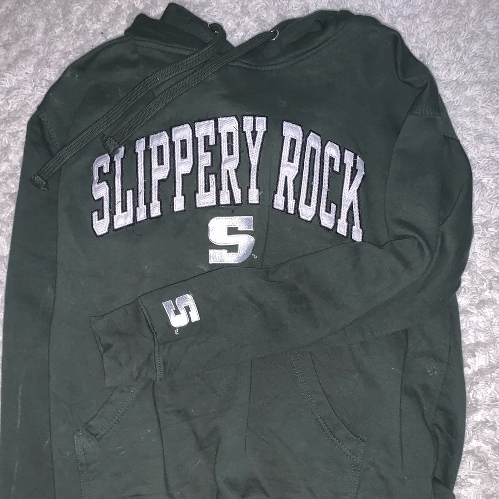 Green slippery rock sweatshirt